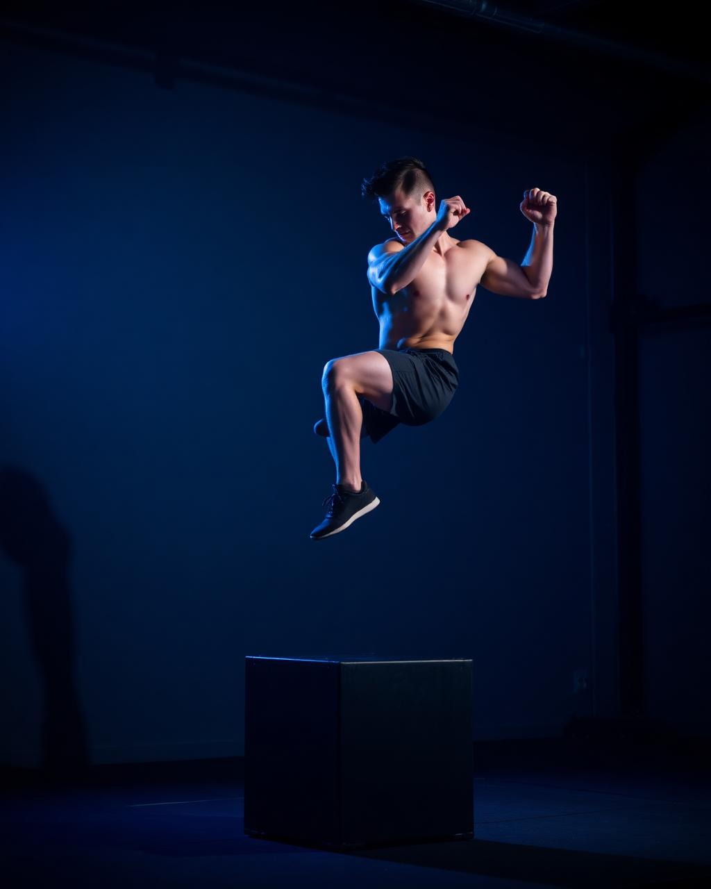 Box jump training